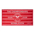 Christy Wimbledon Championship Towel 2026 red 133x70cm